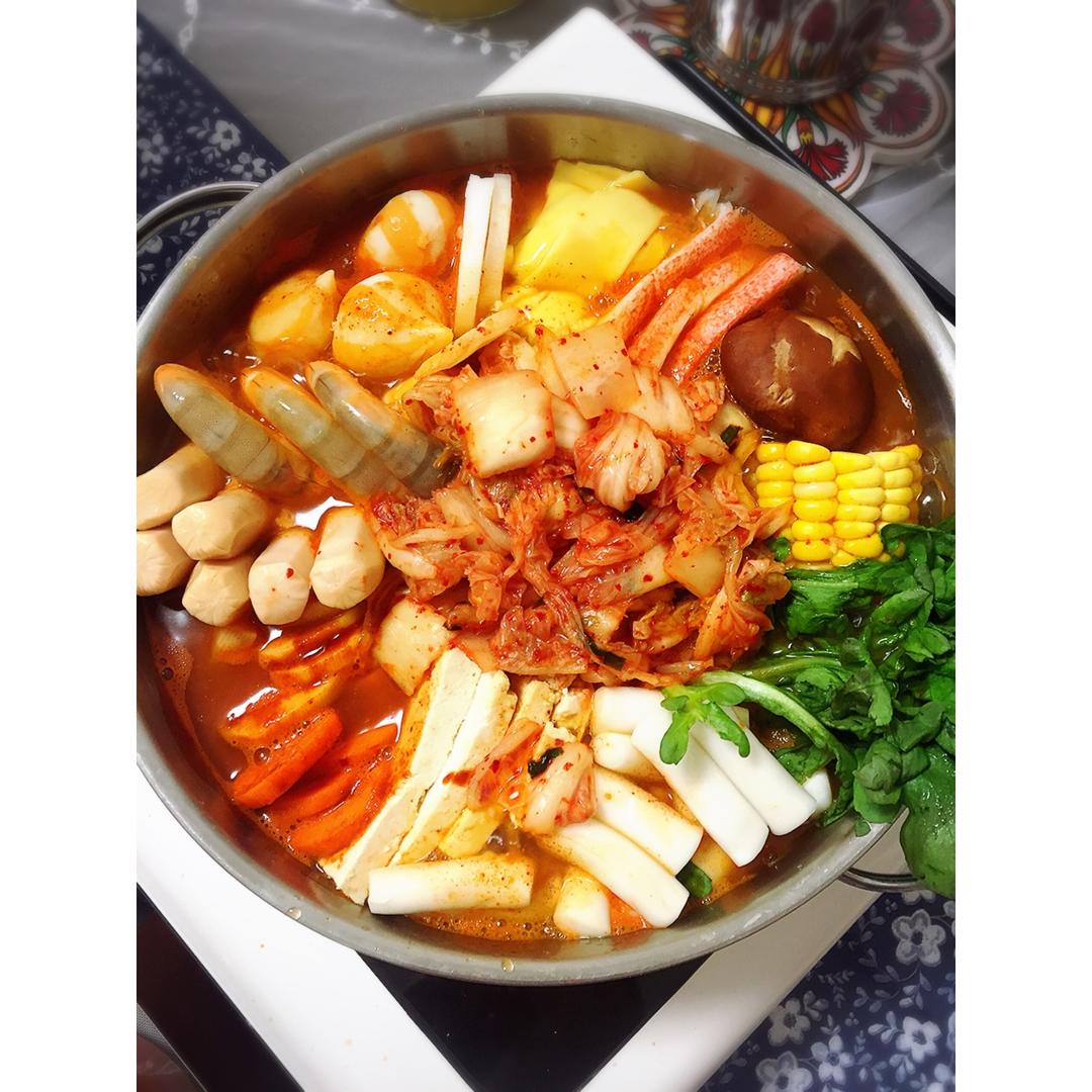 lemontree要瘦成闪电做的韩国部队锅拉面锅(超好吃)
