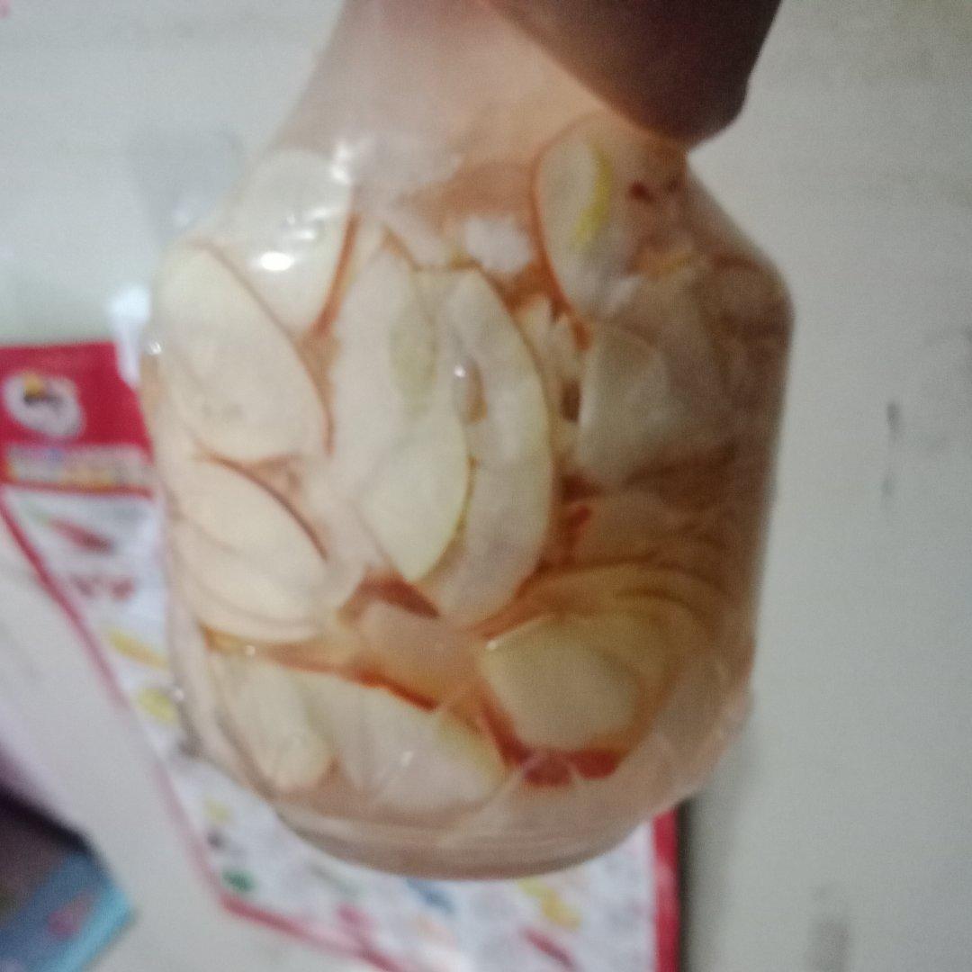 【苹果醋】切片加糖醋