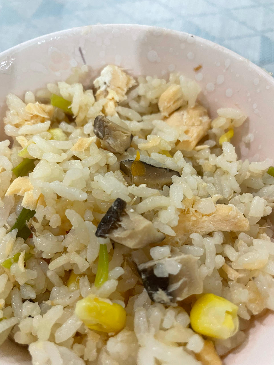 香菇三文鱼饭