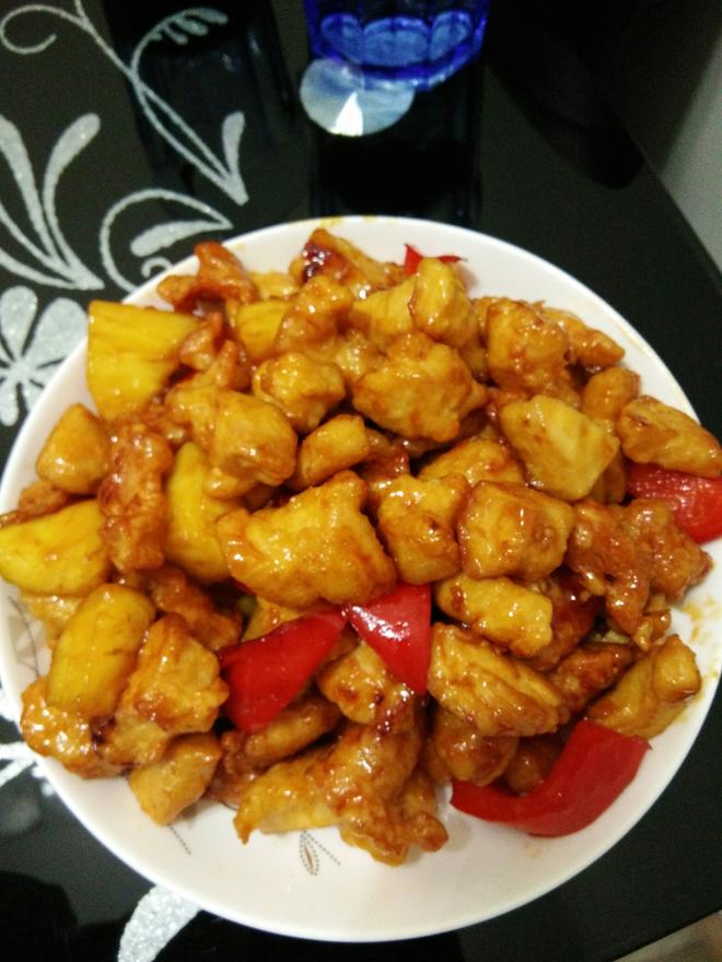 sweet sour chicken（菠萝酸甜鸡）的做法