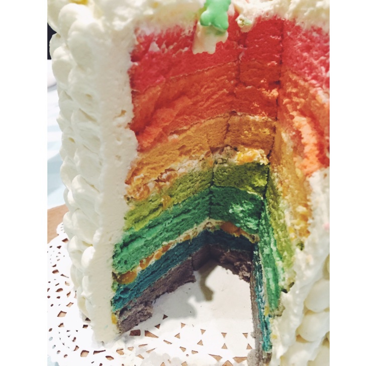 彩虹蛋糕