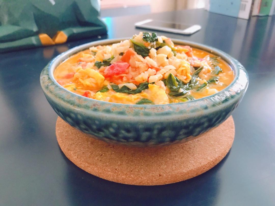 番茄烩炖糙米饭（本土·西班牙海鲜饭）