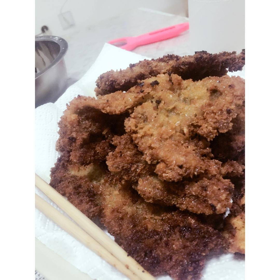 学校门口的炸牛排