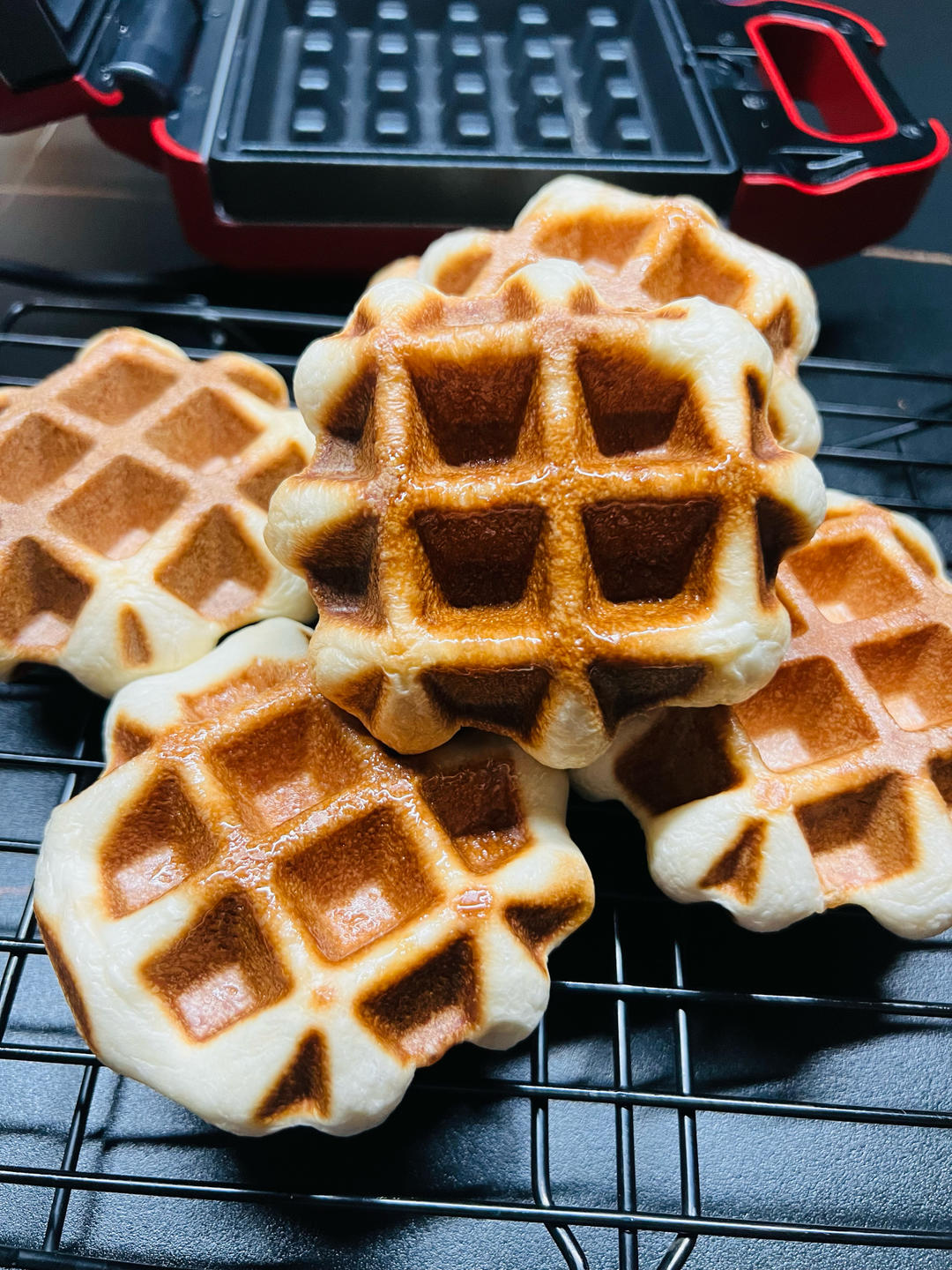 焦糖比利时华夫饼