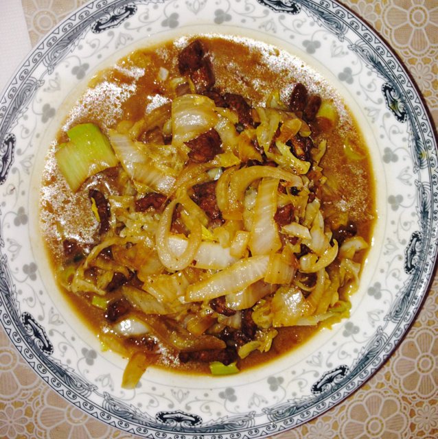 酸菜汆羊肉