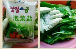 【小白菜泡菜】特殊时期多吃葱，姜，蒜增强免疫力的做法 步骤1