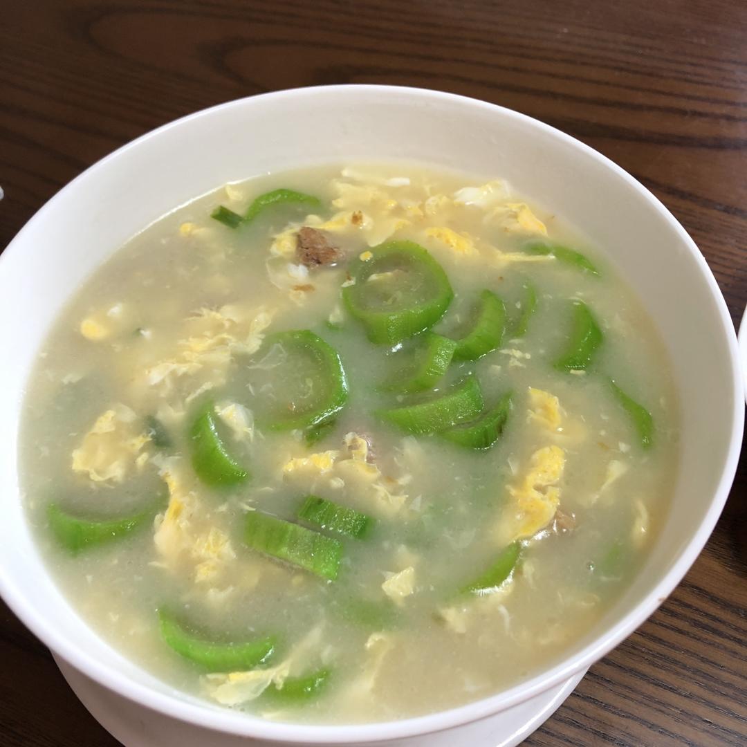 丝瓜咸汤