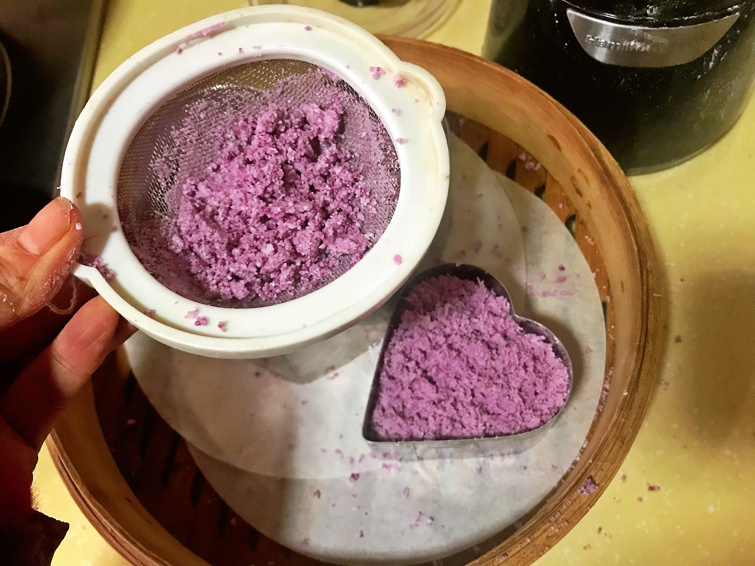 紫薯松糕（家庭版）的做法 步骤6