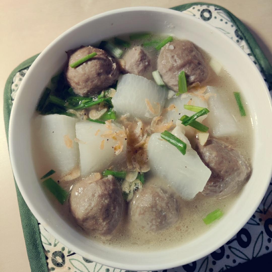 牛肉丸子萝卜汤，简单易做的鲜美味道