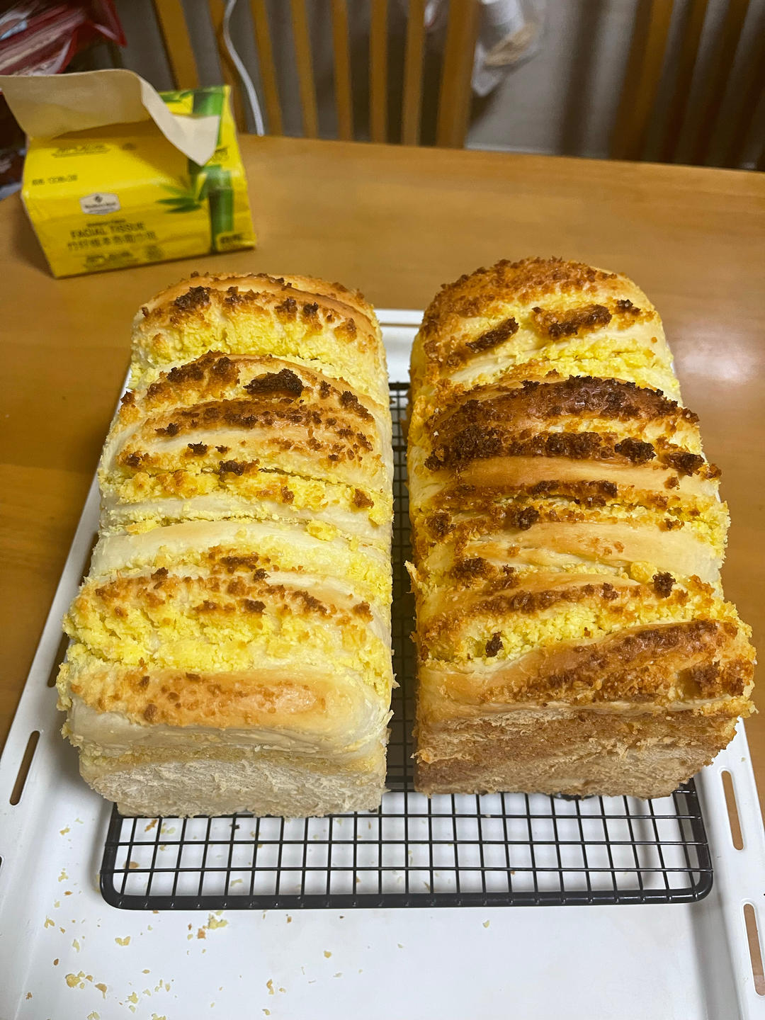 椰香满满的椰蓉土司~