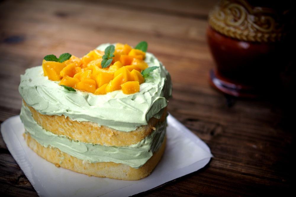 心形原味戚风（4寸）