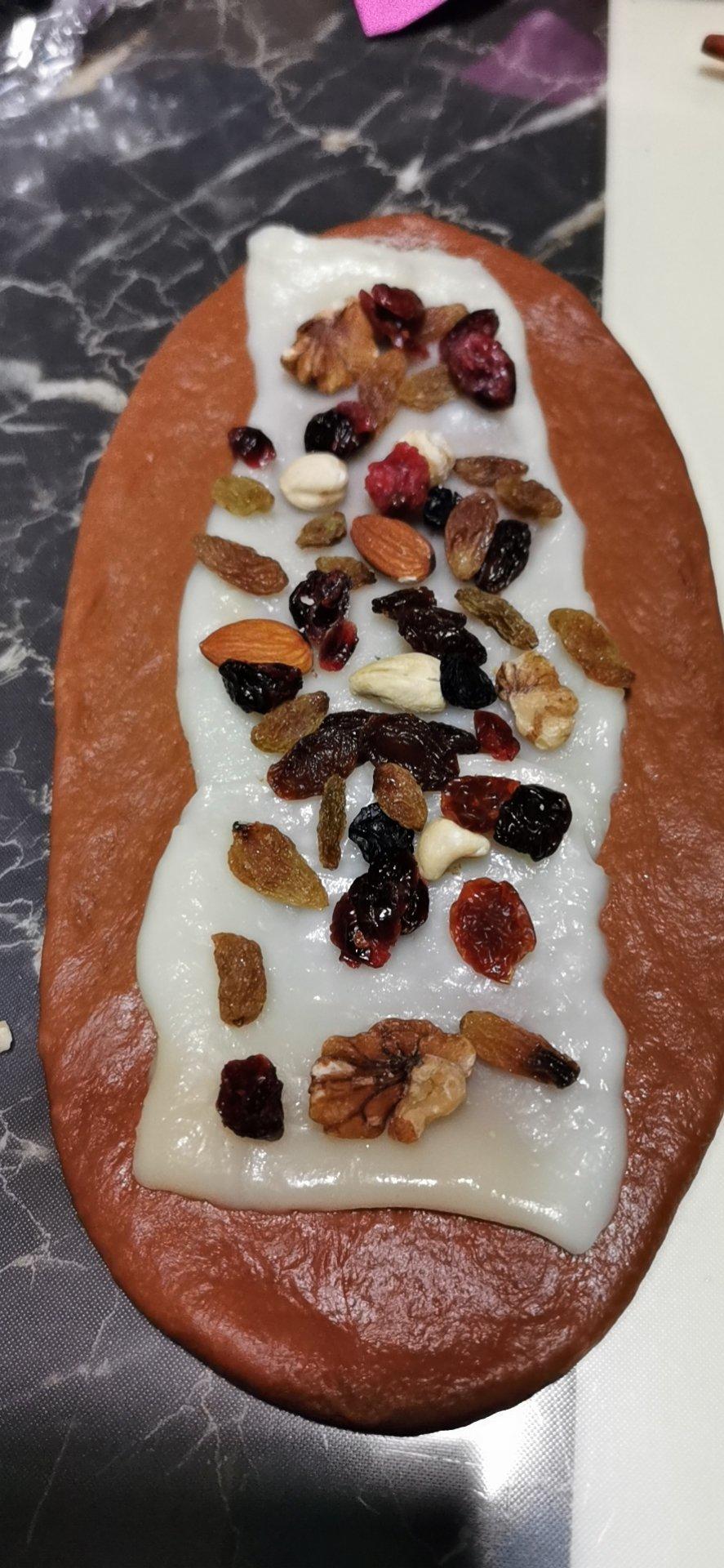 超级好吃简单好做的可可麻薯软欧面包