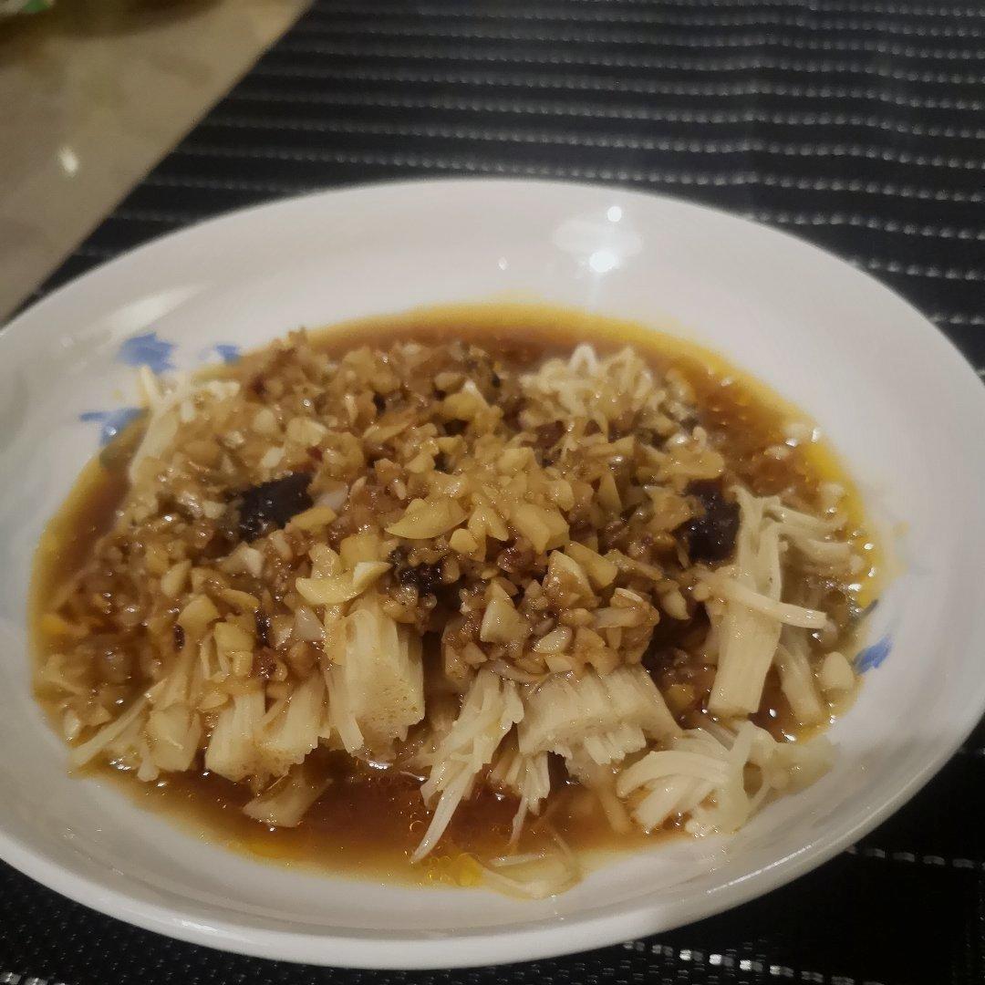 蒜蓉蒸金针菇