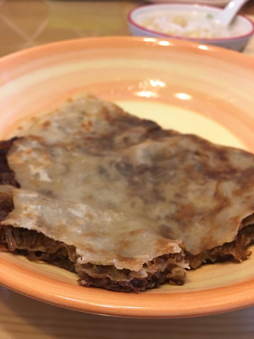 葱花牛肉饼