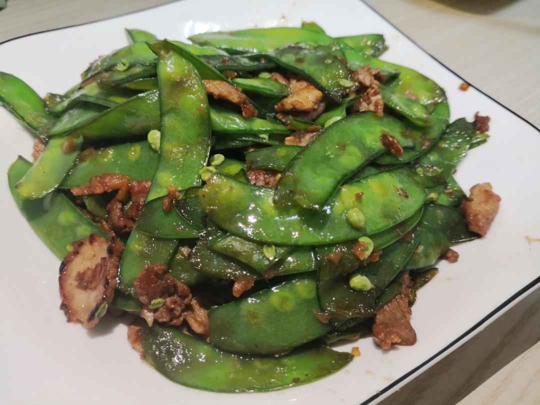 荷兰豆炒肉