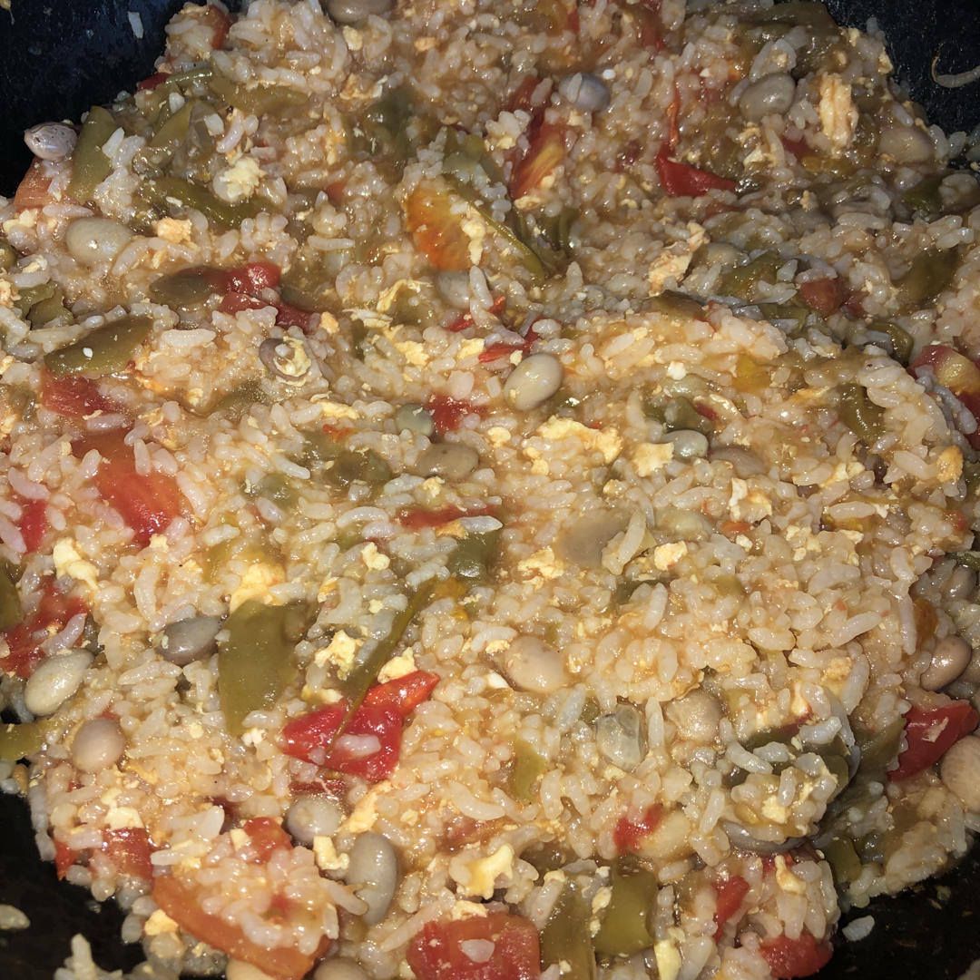 西红柿鸡蛋炒豆角