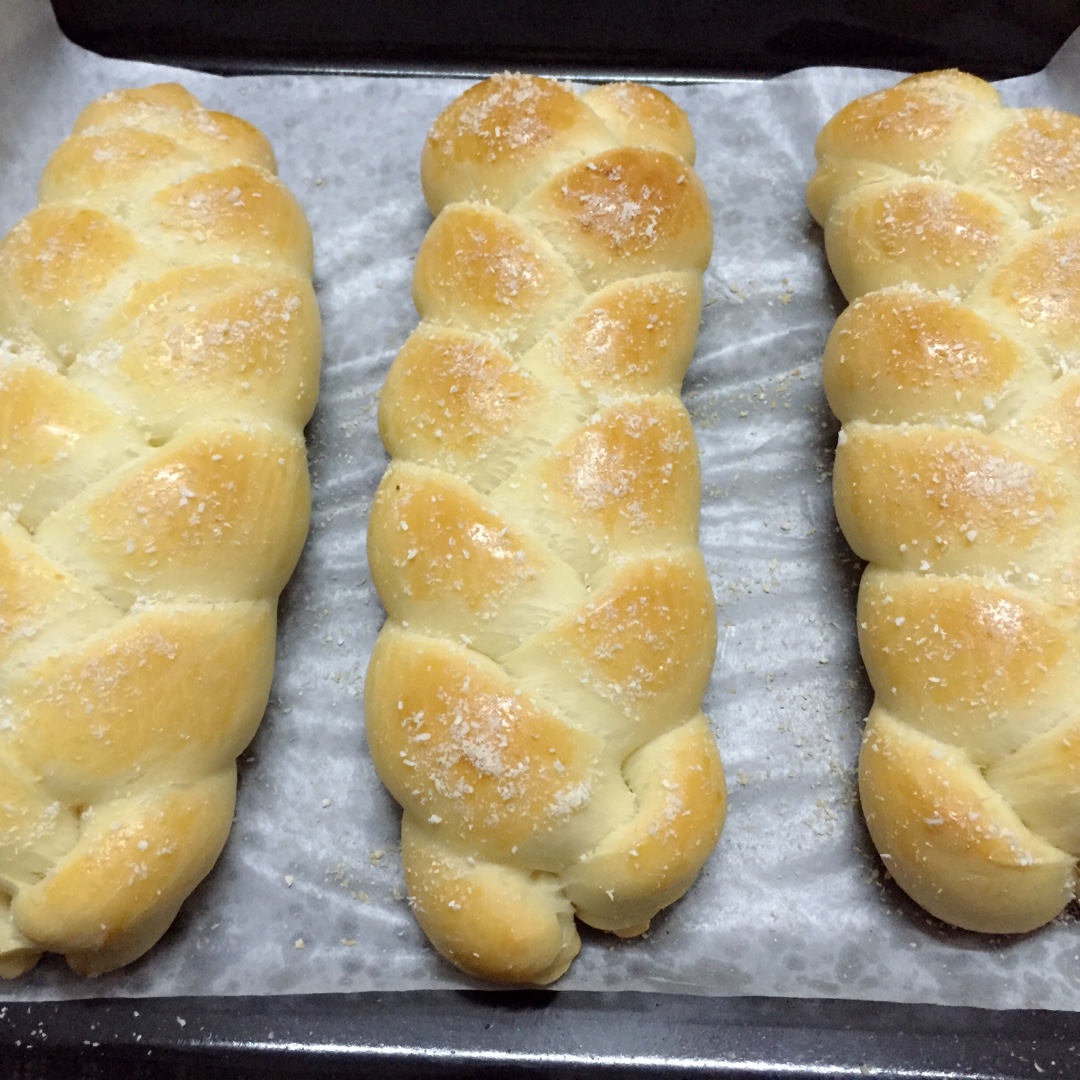 酸奶辫子面包（一次发酵）