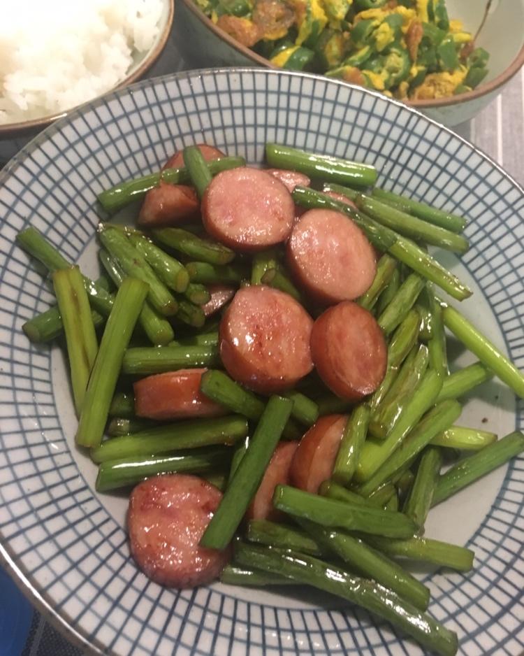 蒜薹炒腊肠