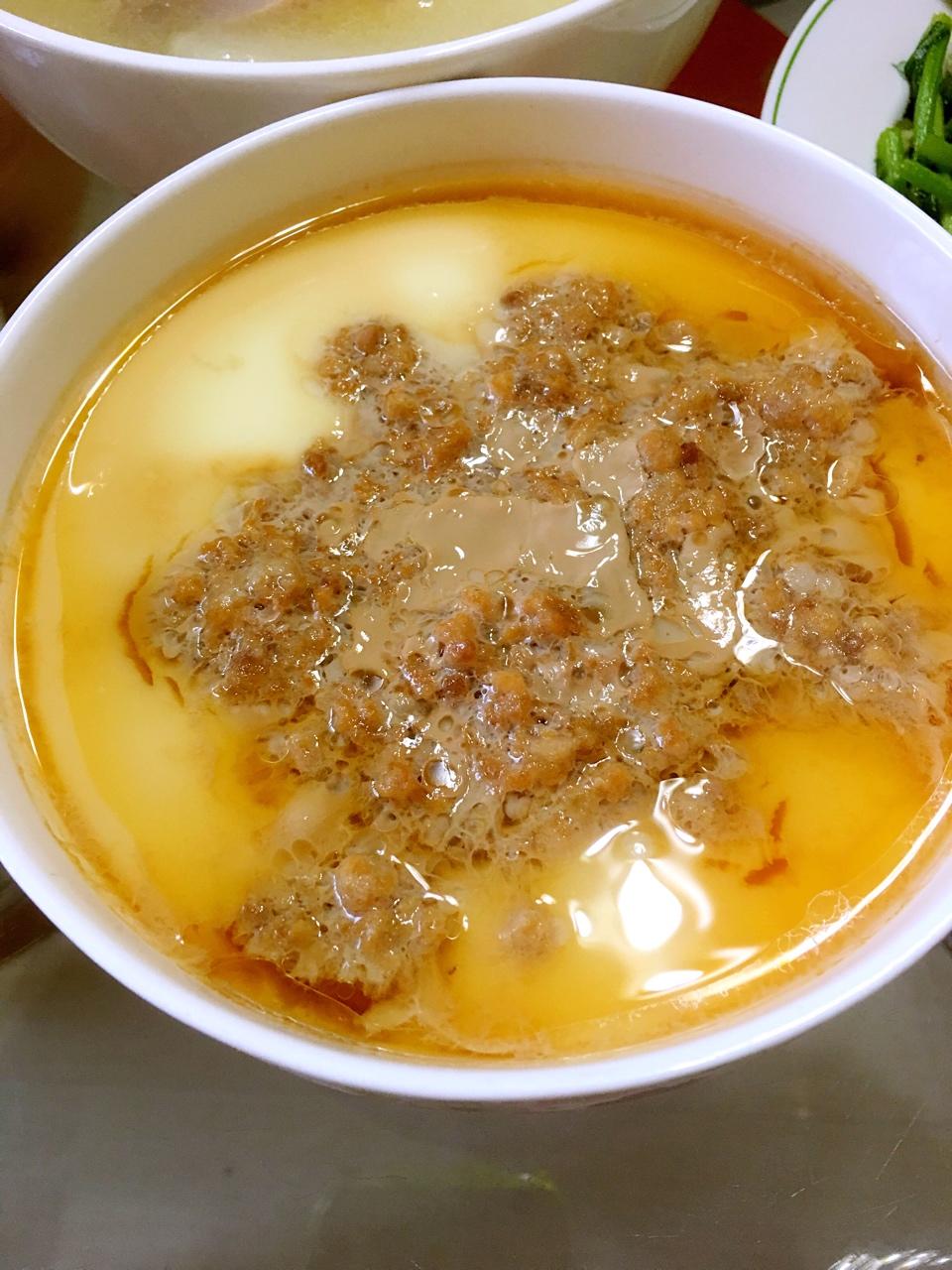 【肉沫蒸蛋】——完美滑嫩蒸蛋攻略