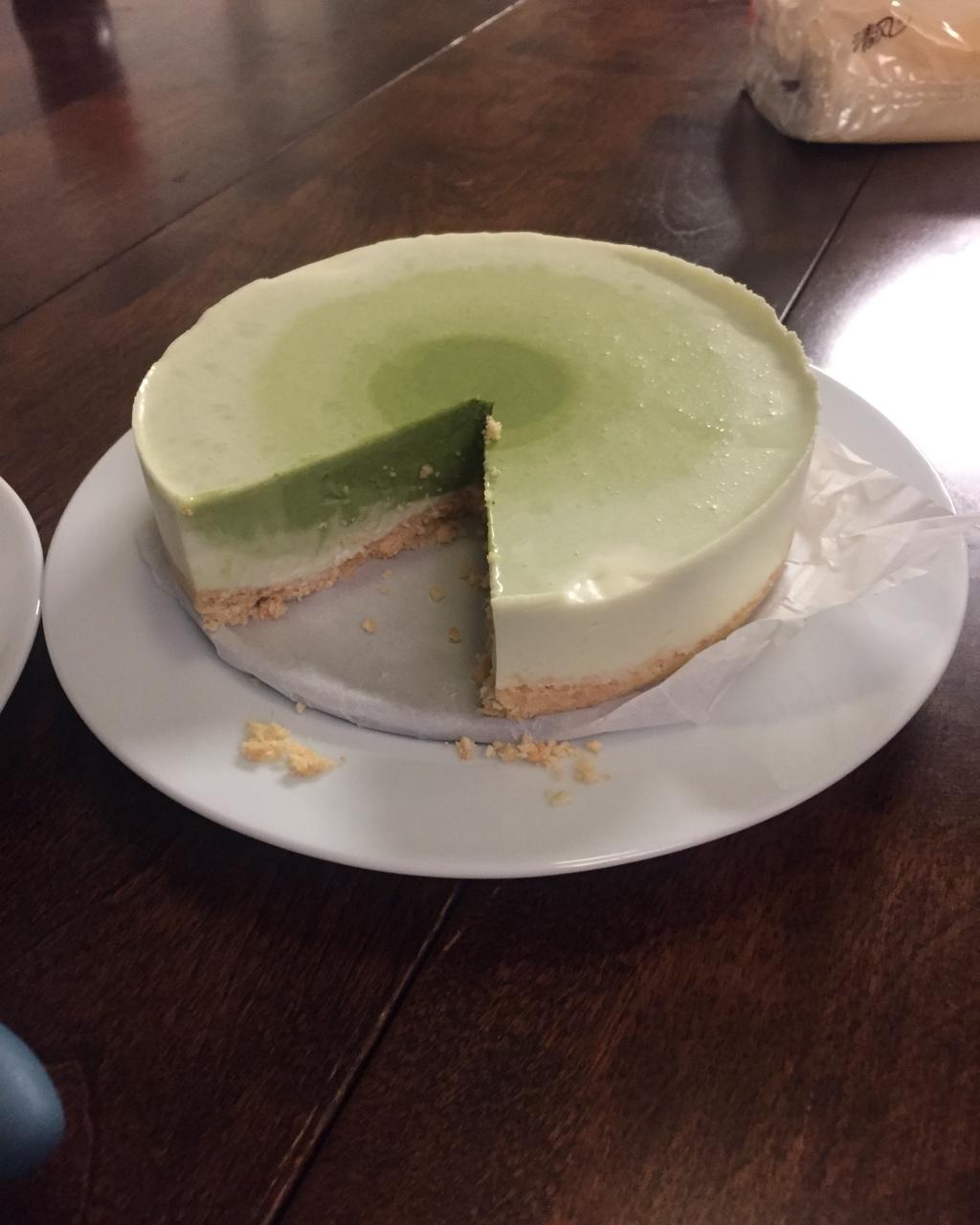渐变抹茶慕斯蛋糕：我Amanda带着既美又作的抹茶甜点又来了！【曼食慢语】