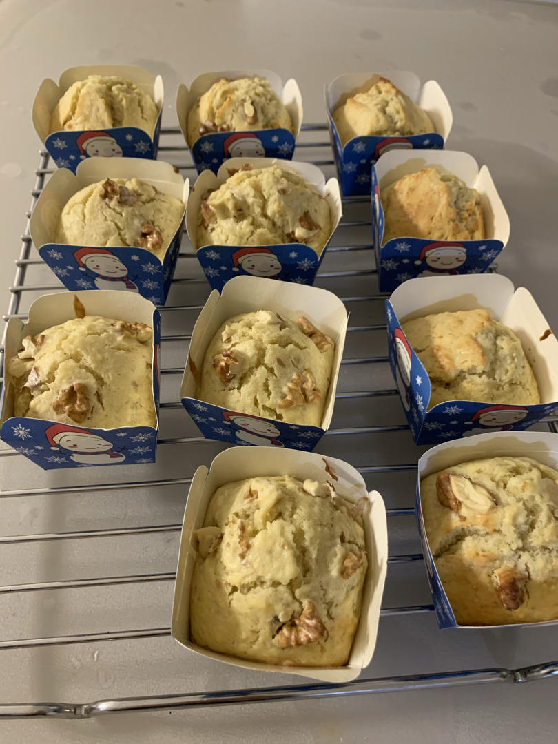 香蕉核桃麦芬 （超级湿润）