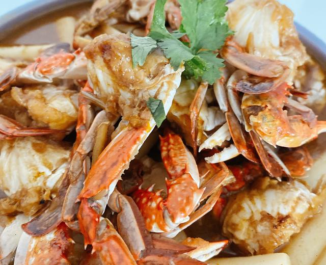 螃蟹炒年糕|领导吃了哭着把我调去了食堂当大厨的做法