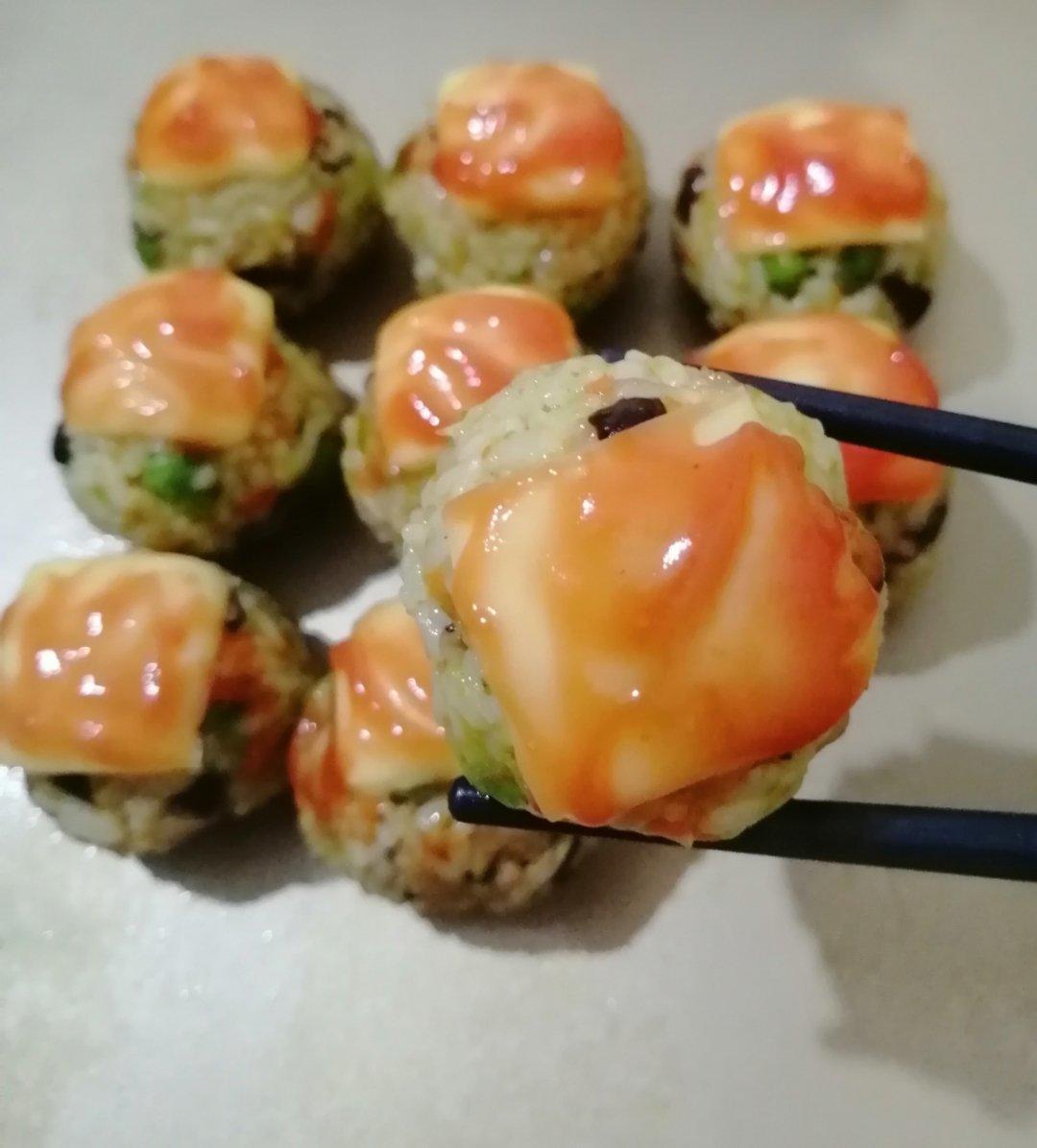 芝士就是力量【芝士肉松小饭团】