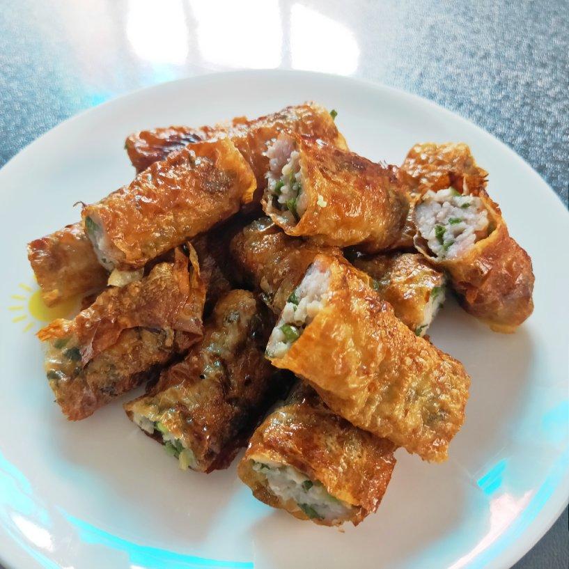 十五奎巷干炸响铃，腐皮葱花肉及Vegan素烧鹅