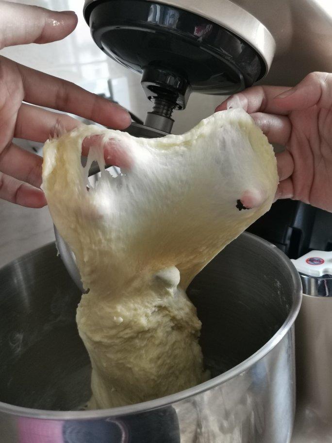 香葱肉松手撕吐司
