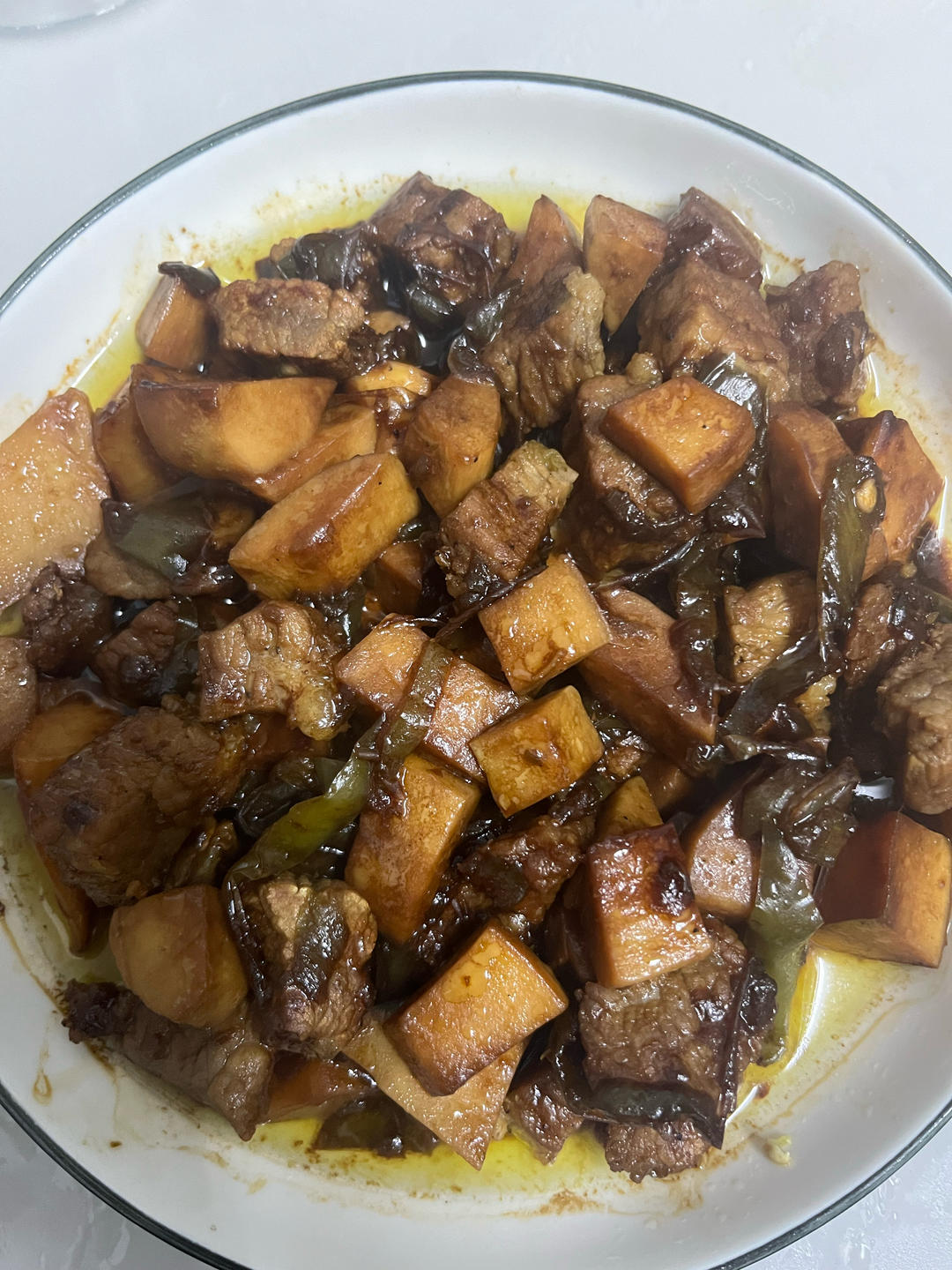 杏鲍菇牛肉粒