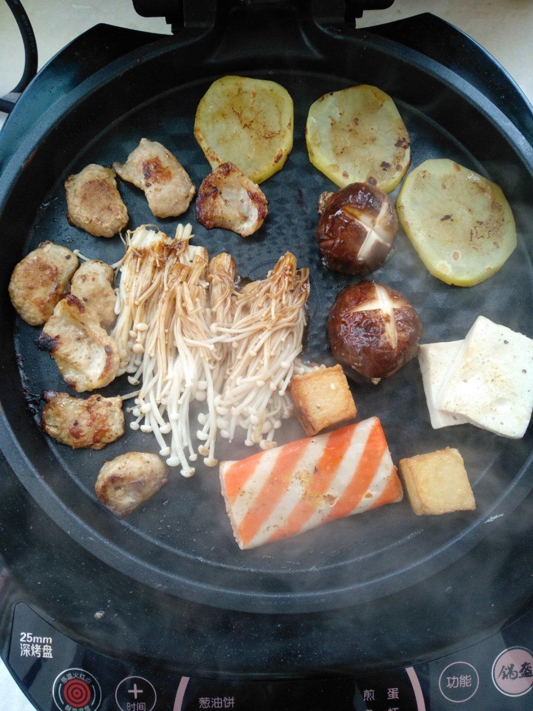 电饼铛 韩式烤五花肉