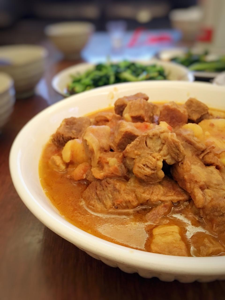 番茄土豆炖牛腩