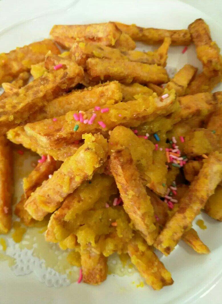 美丽的mjj做的香酥南瓜条