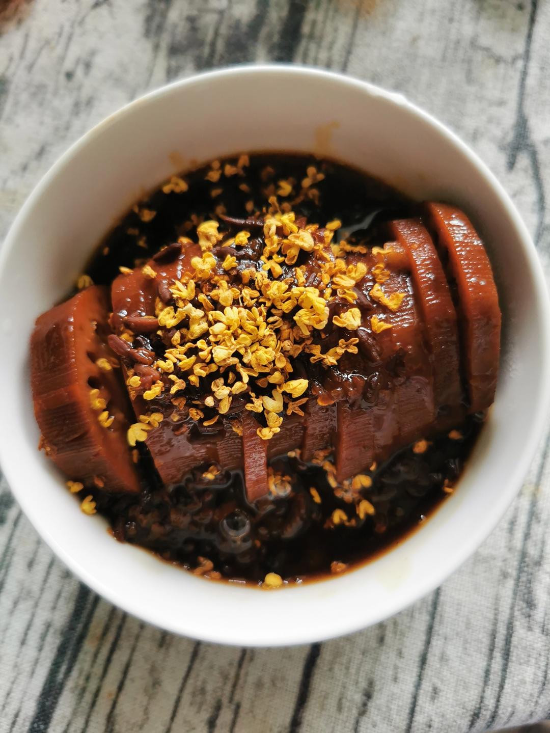 堂妈教你做桂花糯米藕