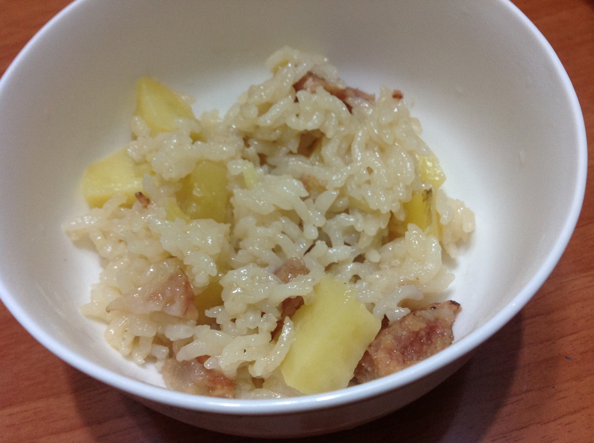 土豆腊味饭