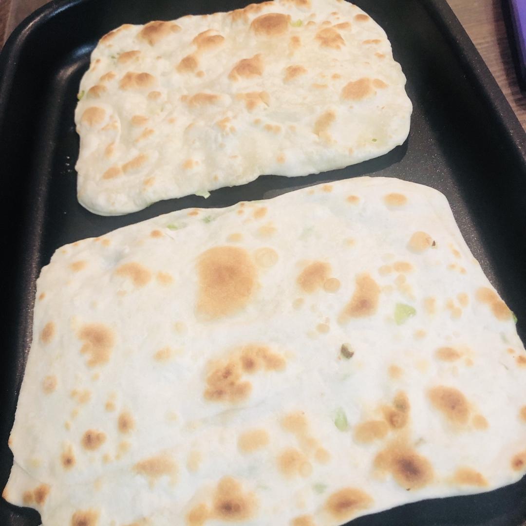 葱油饼（饺子皮 懒人快手版）