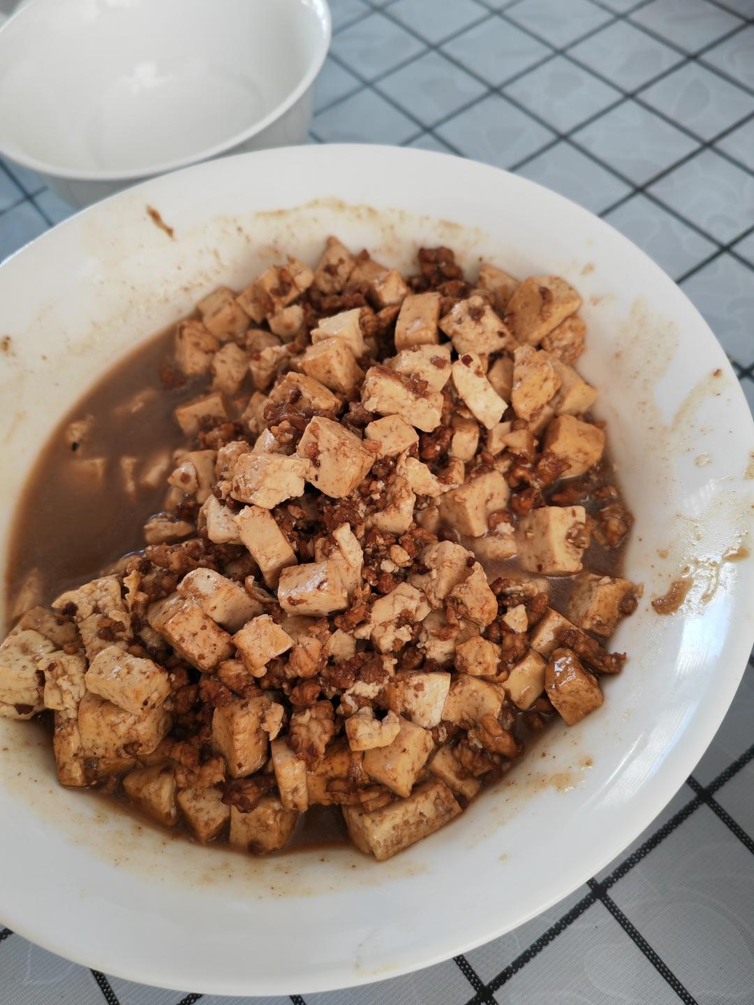 肉末嫩豆腐｜嫩滑口感爽口！这道快手菜超级下饭！！（减脂少油版）