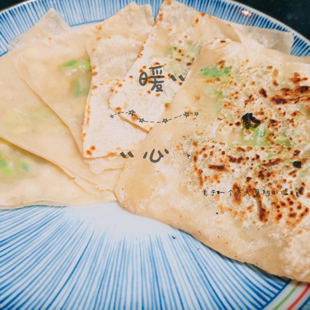 小馄饨皮葱油饼