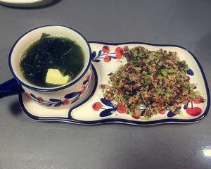 香肠青菜炒饭的做法 步骤7