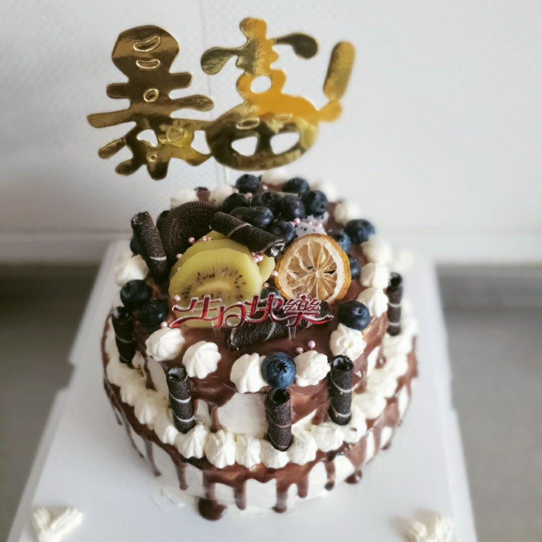 【Mr孟团队】巧克力淋面蛋糕（视频)