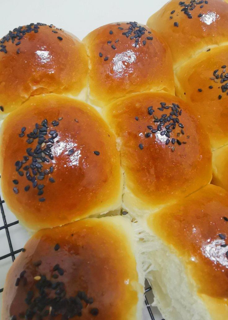 奶黄小餐包-一次发酵超好吃（附快手奶黄馅制作方法）