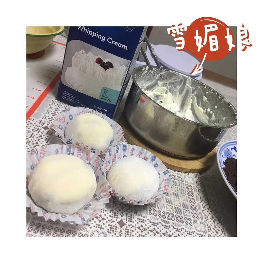 腹黑白胖子——奥利奥雪媚娘