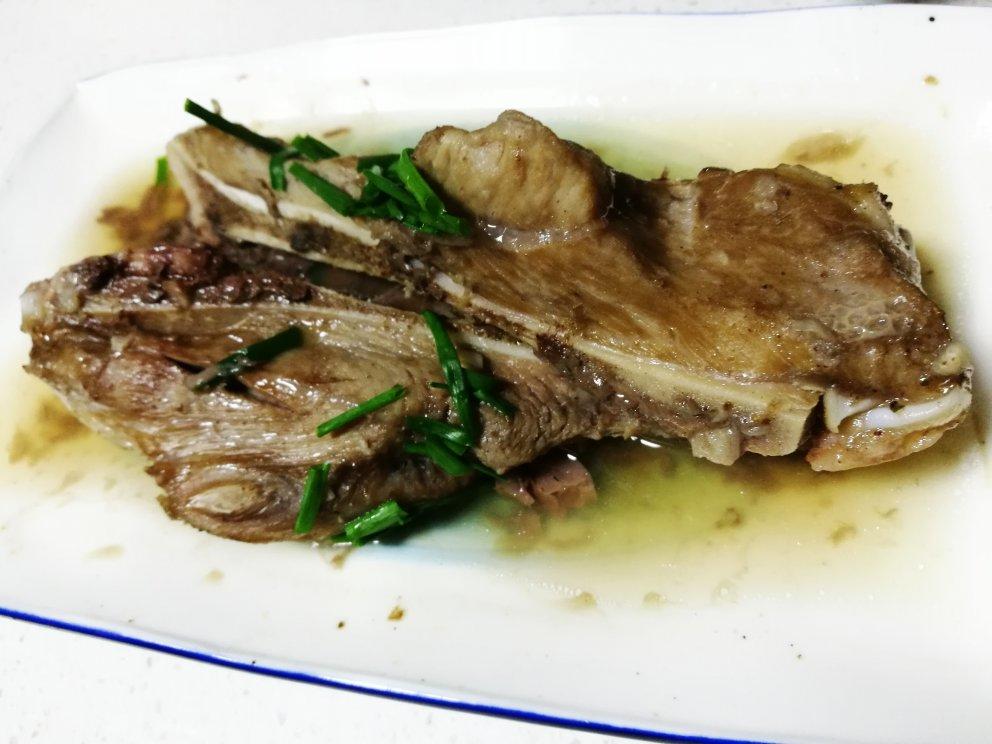 彩虹天那边做的清蒸扇子骨