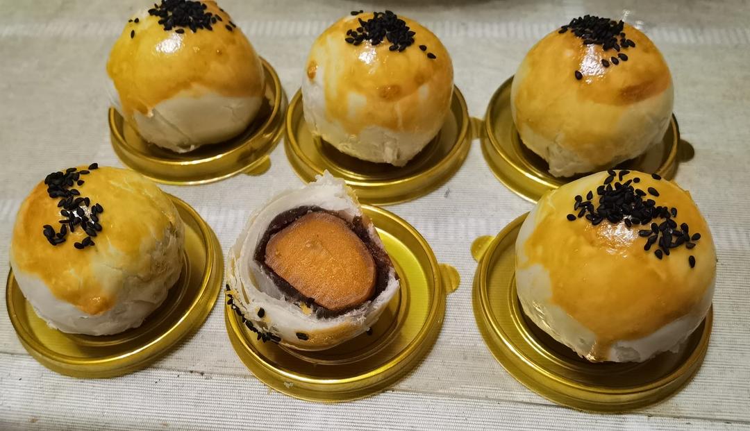 蛋黄酥 | 20个量🍈酥得掉渣渣