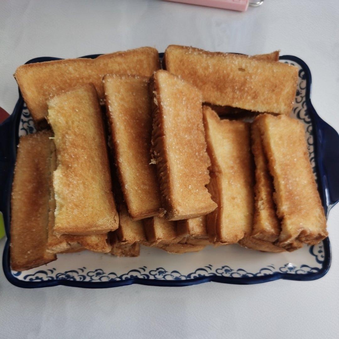 黄金烤吐司🍞条｜太香了