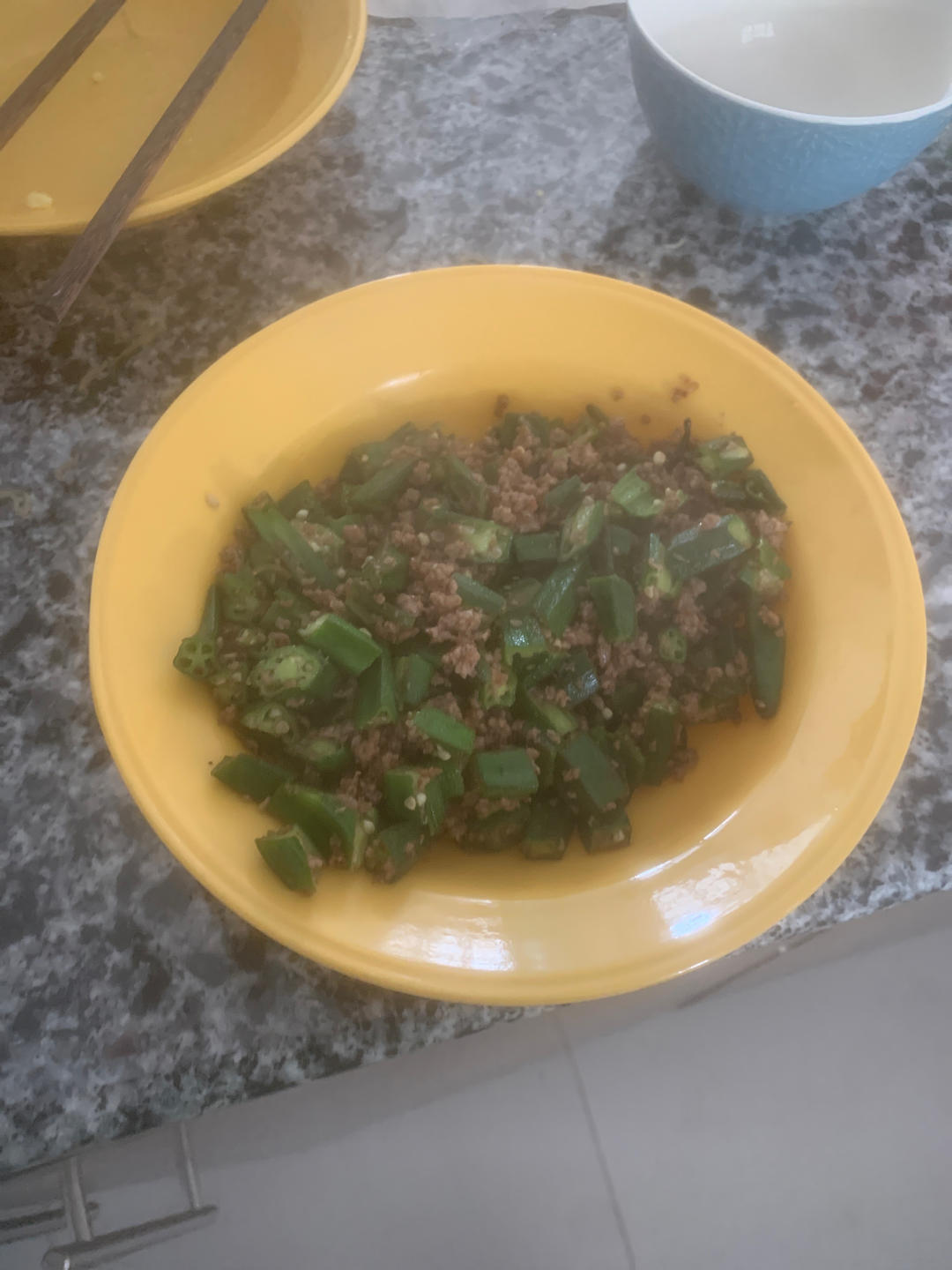 清炒秋葵