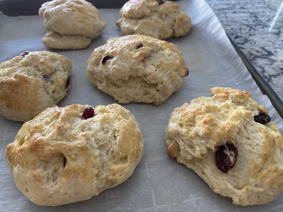 层次丰富的奶油司康