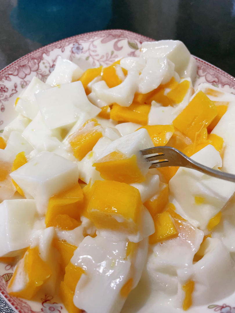 芒果奶冻（白凉粉版）