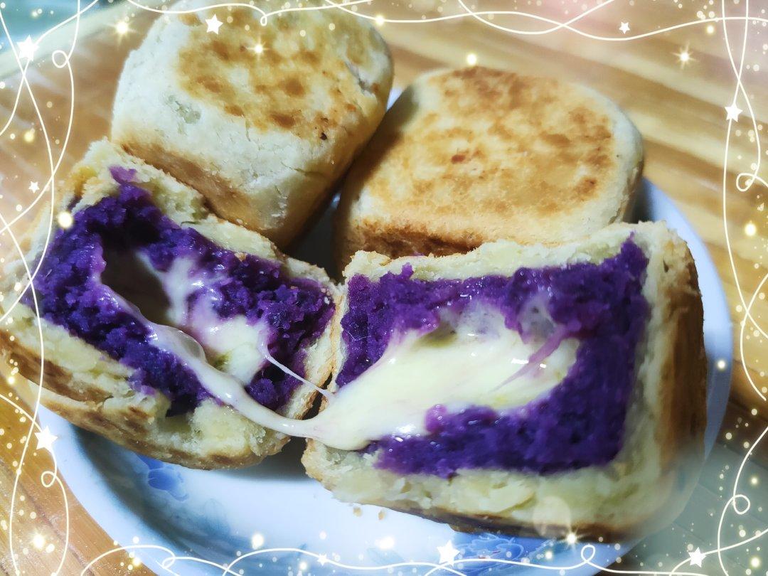 网红紫薯芝士爆浆仙豆糕