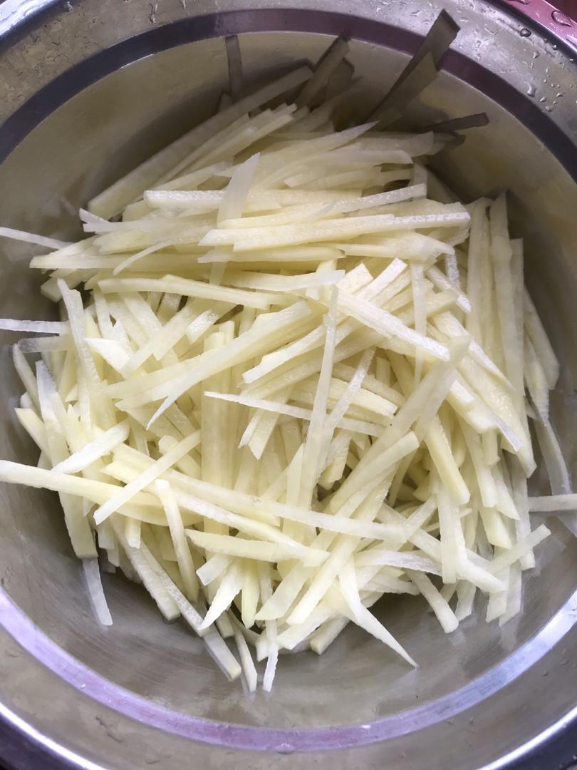 土豆丝鸡蛋饼